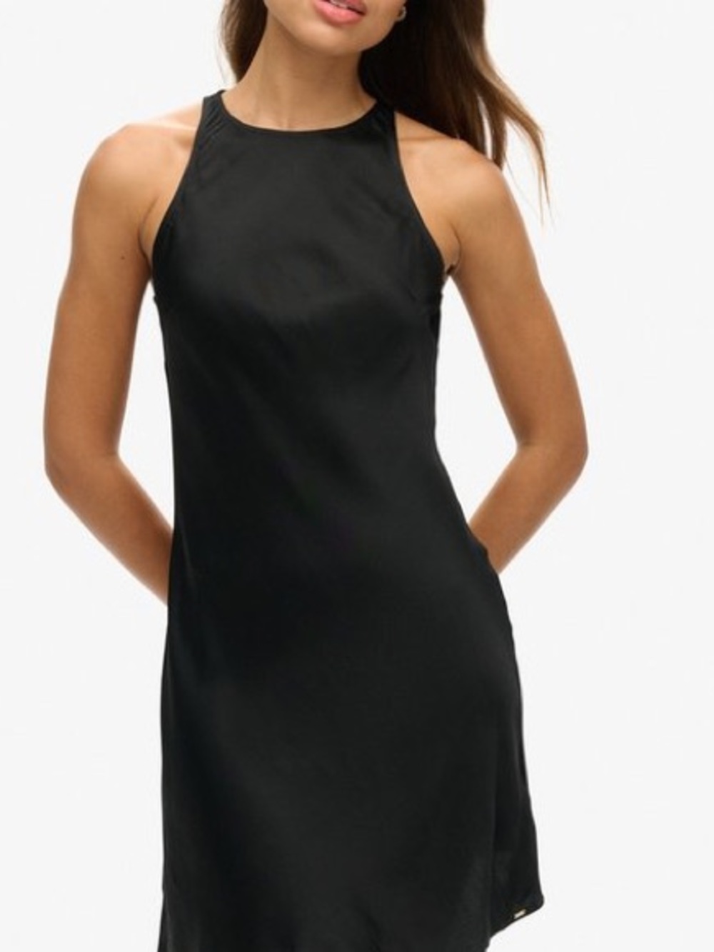 & Other Stories Black Sleeveless Shift Dress